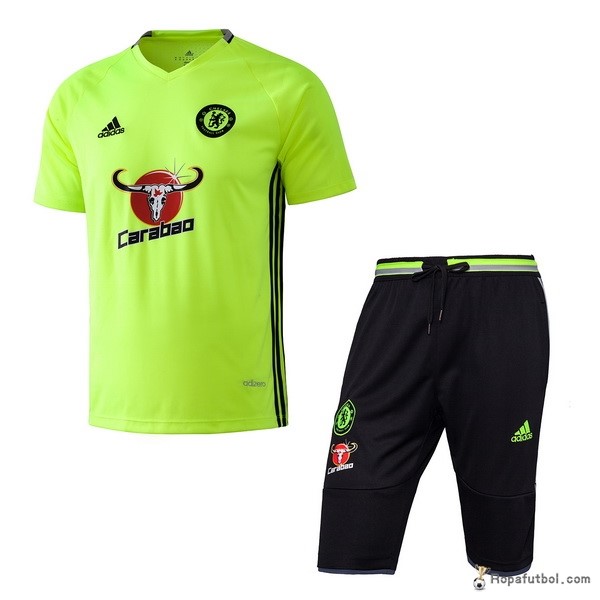 Camiseta Entrenamiento Chelsea Conjunto Completo 2016/17 Verde